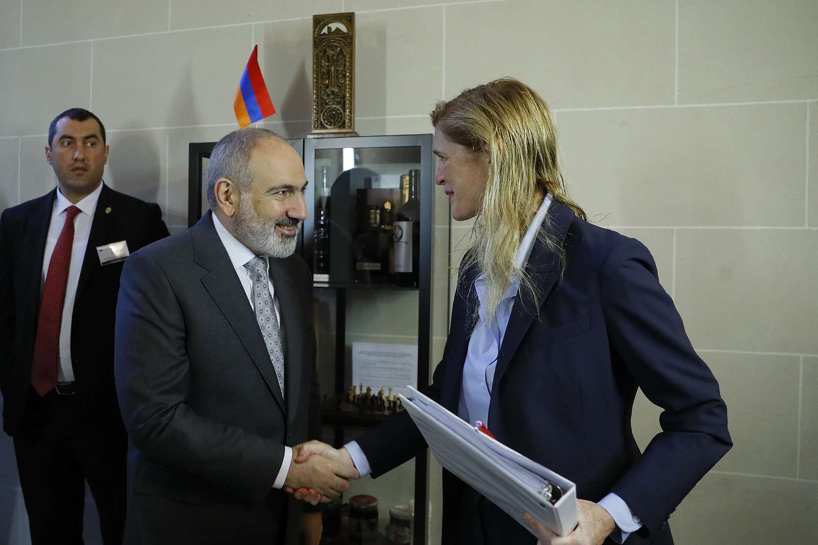 Nikol Pashinyan and Samantha Power referred to further support from USAID