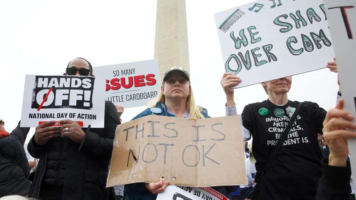 ԱՄՆ-ում բողոքի ցույցեր են Թրամփի քաղաքականության դեմ