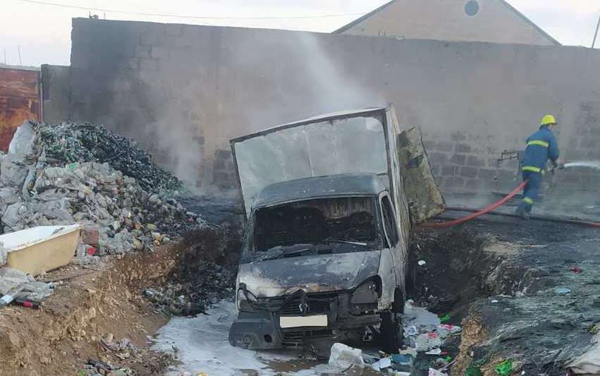 Խարբերդում  «GAZel» մեքենա է այրվել