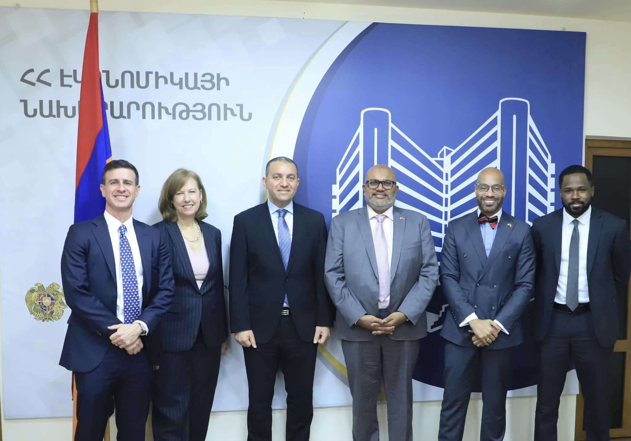 Vahan Kerobyan received the Deputy Secretary for Global Markets of the US Department of Commerce