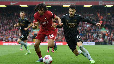 Liverpool and Arsenal played to a draw