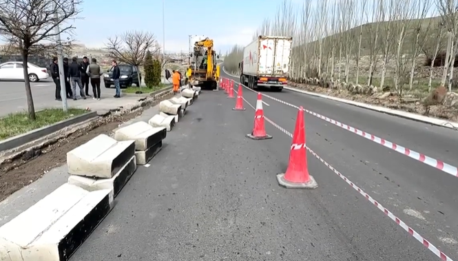 Հիմնանորոգվում է Վերին Պտղնիից դեպի Մասիս տրանսպորտային հանգույցը