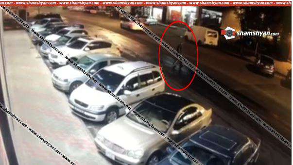 В Ереване камера зафиксировала, как водитель сбил пешехода и скрылся (ВИДЕО)