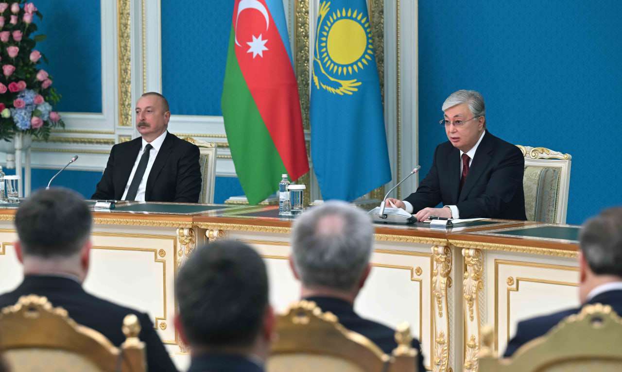 "The work on the peace treaty with Armenia is not going very smoothly;" Aliev