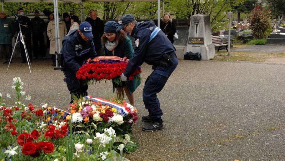 Мэрия французского города Курбевуа почтила память жертв Геноцида армян