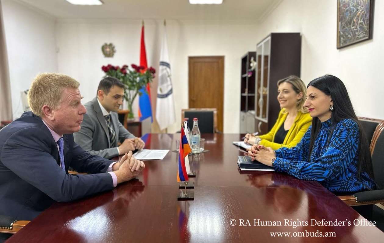 Անահիտ Մանասյանն ընդունել է ԱՄՆ Հավայի նահանգի Գերագույն դատարանի դատավոր Թոդ Էդինսին