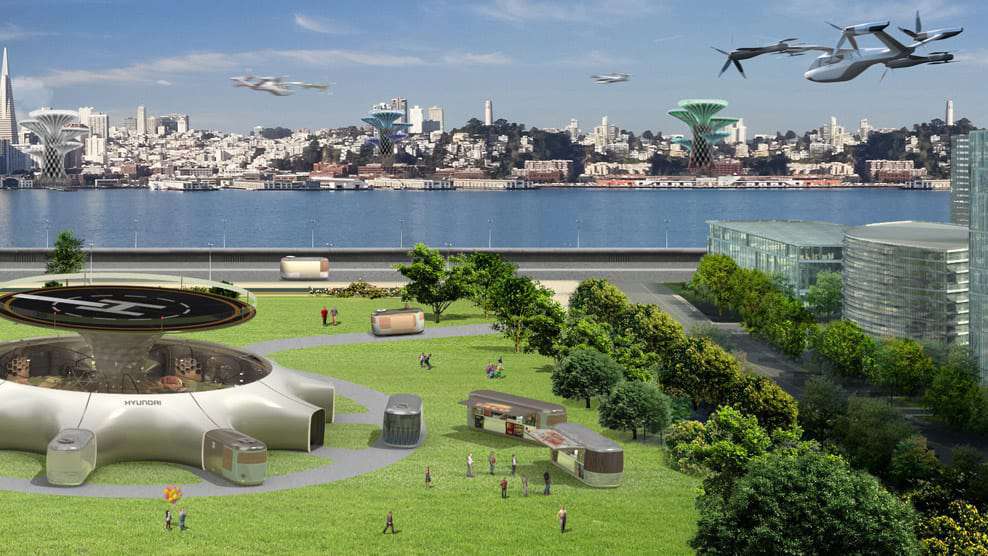 2030 թվականին Hyundai-ն և Uber-ը թռչող մեքենաներ կարտադրեն