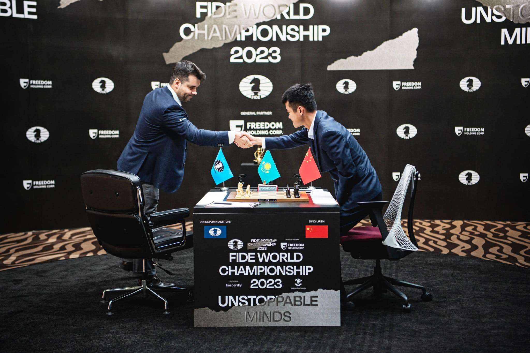 World Chess Championship. In the 3rd round, the match between Liren and Nepomniachtchi ended in a draw