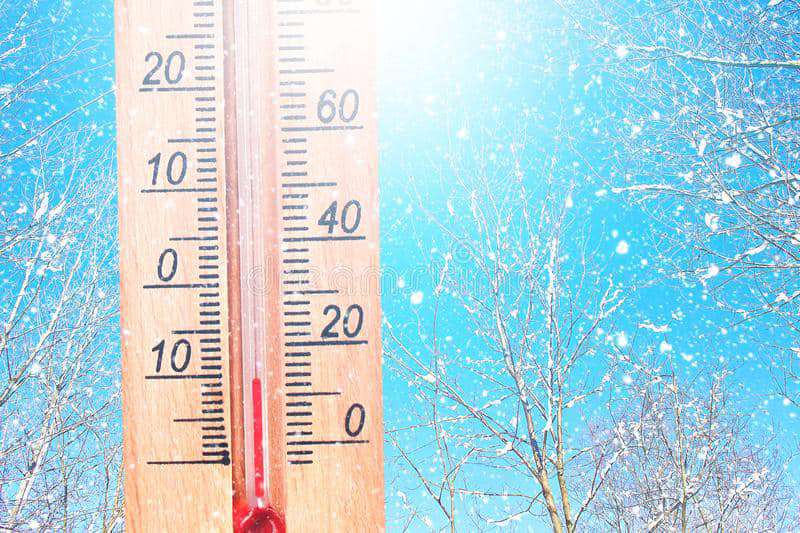 Cold arctic air currents have penetrated from the regions of Scandinavia; the air temperature will drop sharply