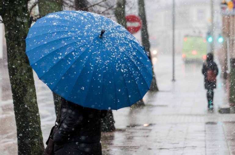Precipitation is expected, in mountainous regions in the form of wet snow