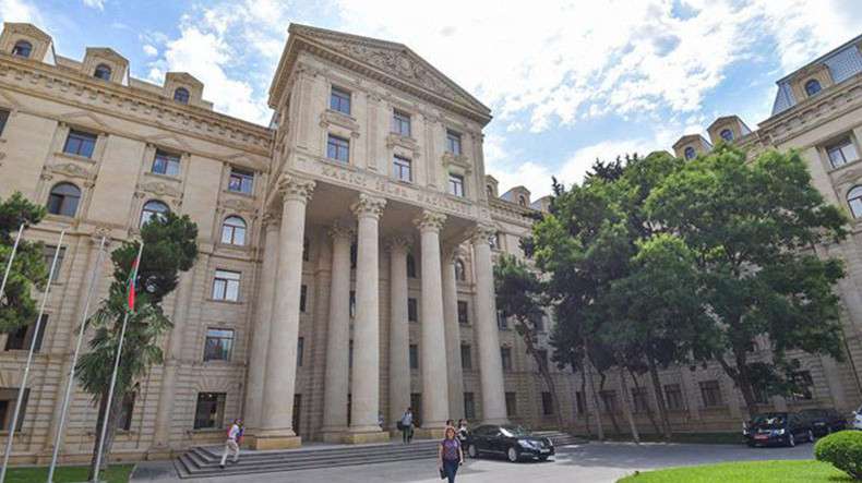 What does the Ministry of Foreign Affairs of Azerbaijan demand from Armenia?