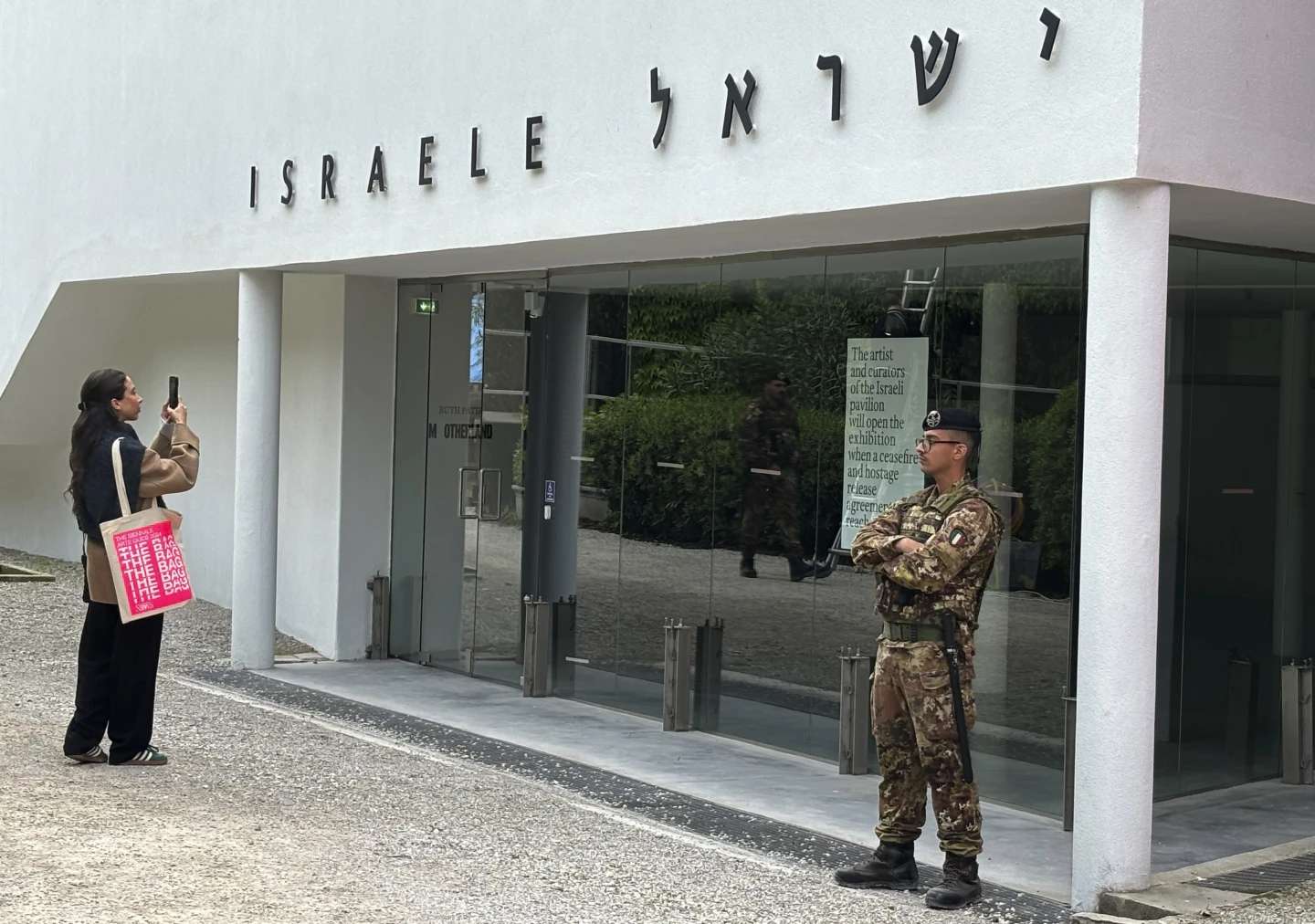 They refused to open the Israeli platform of the Venice Biennale until a ceasefire was established