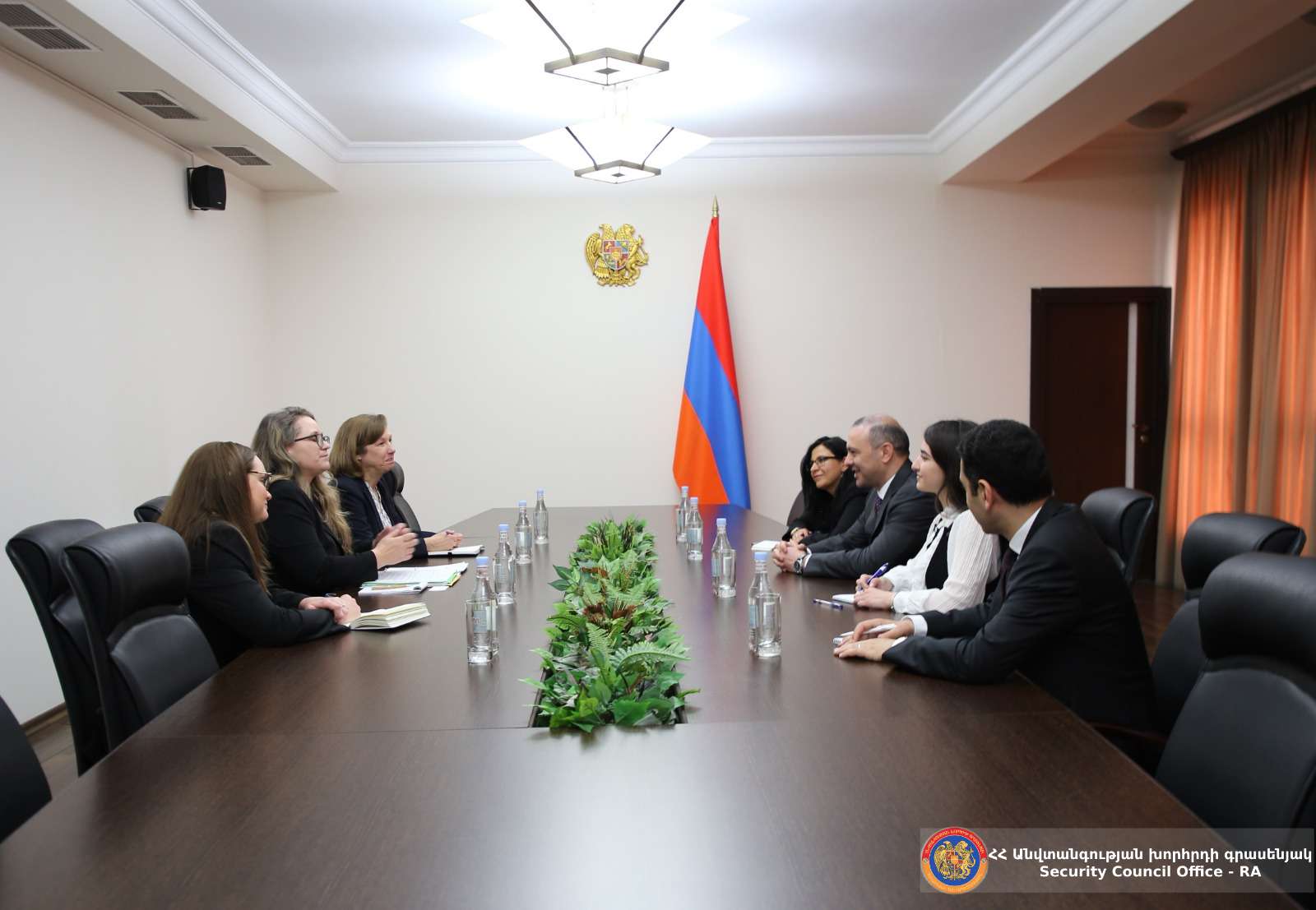 Armen Grigoryan and Erika Olson discussed the implementation of joint Armenian-American programs