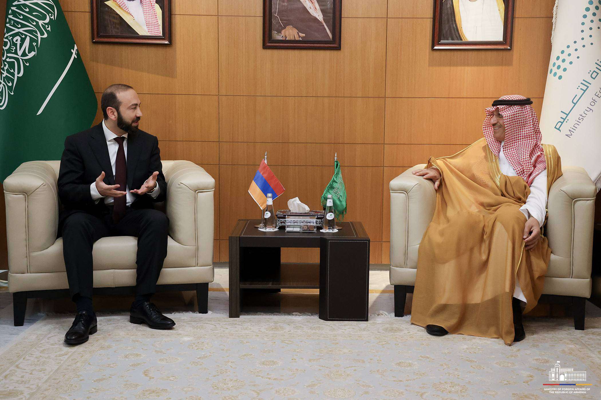 An agreement was reached to activate contacts between Yerevan and Riyadh