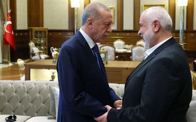Էրդողանը Թուրքիայում կհյուրընկալի ՀԱՄԱՍ-ի ղեկավարին