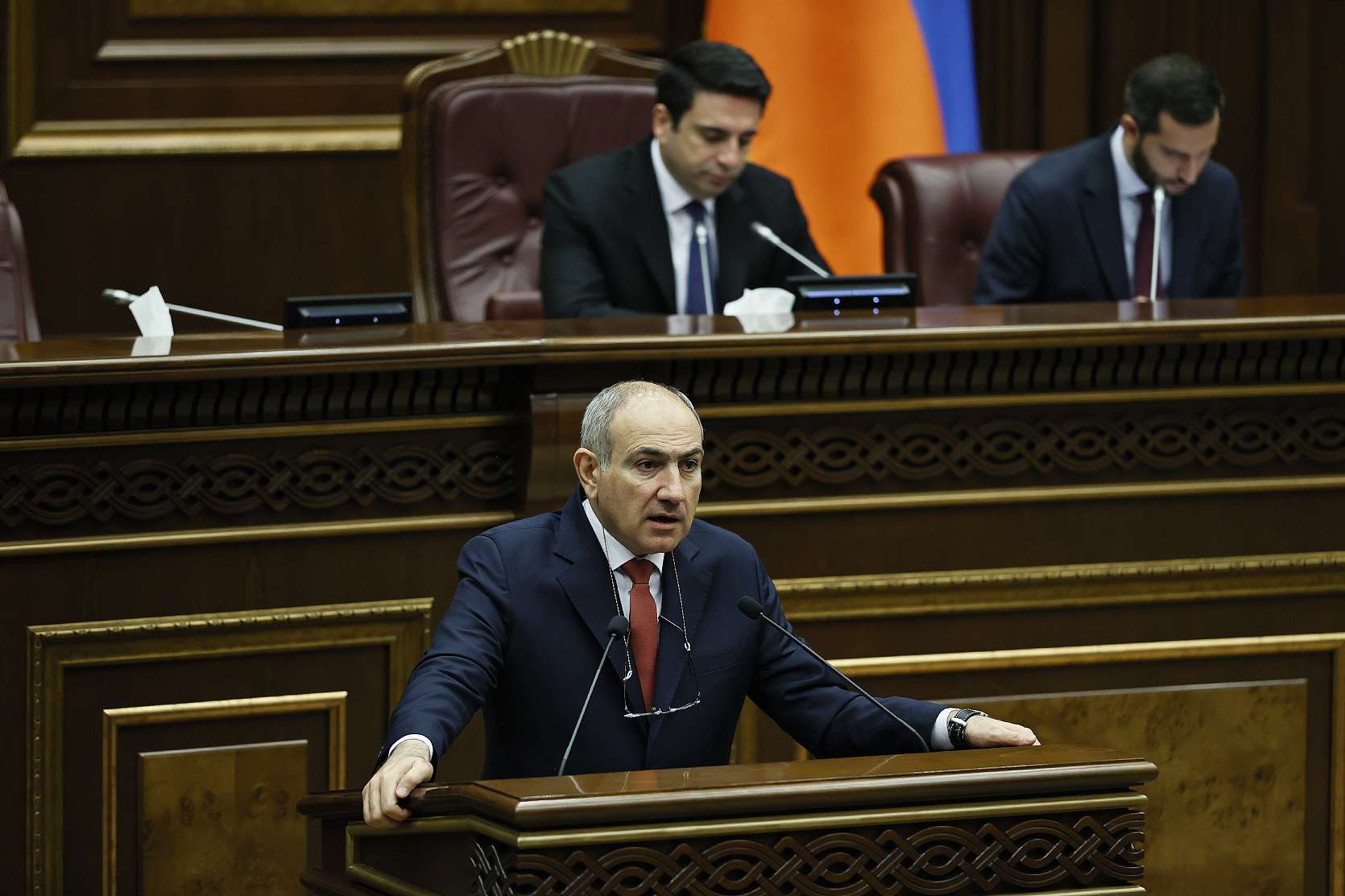 "Statehood building is an absolute priority for us today." Prime Minister