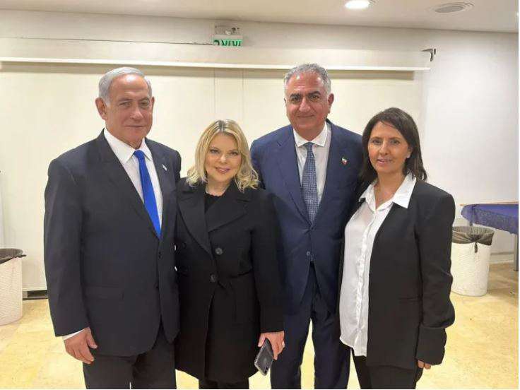 The Prime Minister of Israel met the son of the Shah of Iran