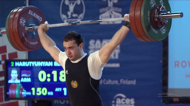 European Weightlifting Championship; Rafik Harutyunyan will fight