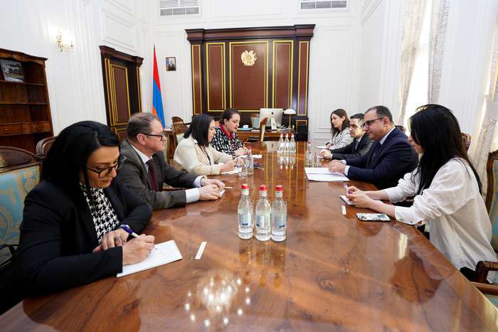 Tigran Khachatryan received the representatives of the International Labor Organization