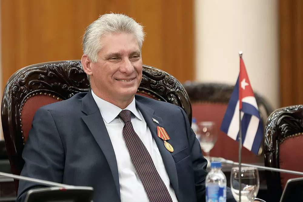 Miguel Diaz-Canel was re-elected as the President of Cuba