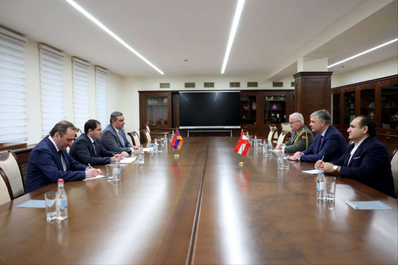 Քննարկվել են ՀՀ-ի և Ավստրիայի միջև պաշտպանության բնագավառում համագործակցությունը