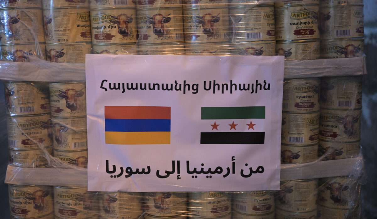 Armenia to provide around 49 million drams in aid to Syria