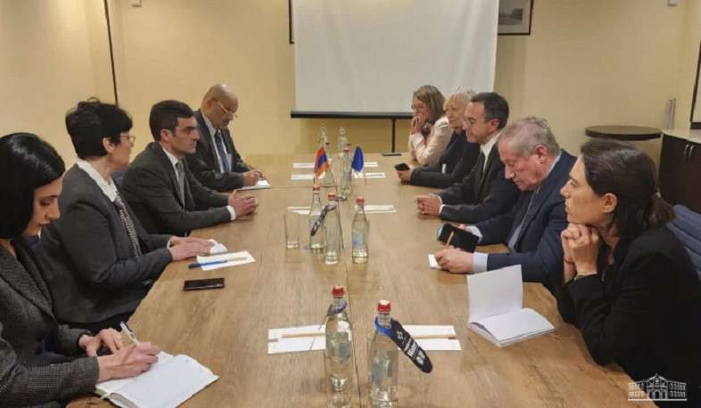 The Minister of Foreign Affairs of Artsakh met with the delegation of the French Senate