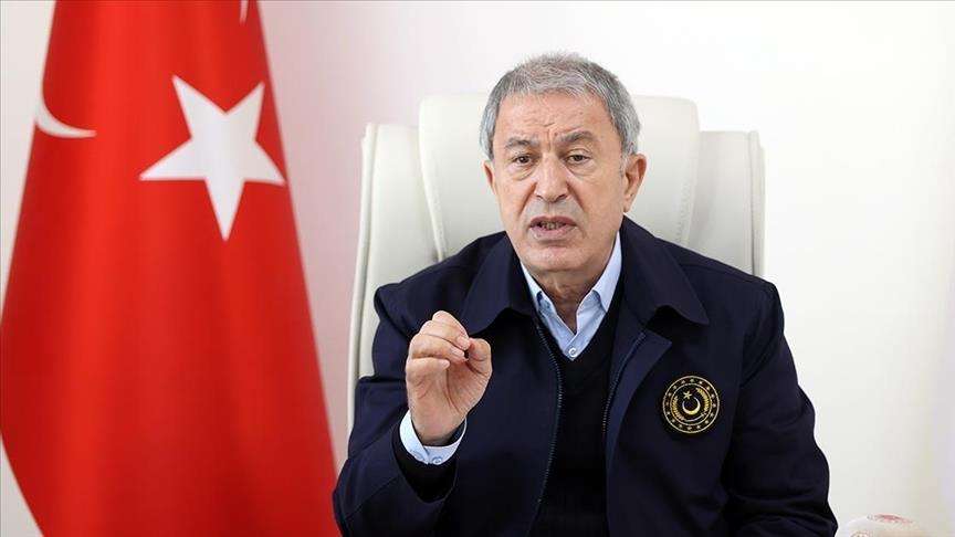 "Turkey provides 80% of its defense needs with its own products." Akar