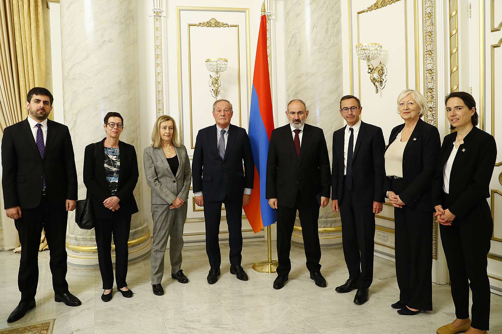 The Prime Minister received the delegation of the French Senate
