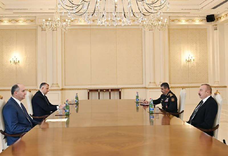 The meeting between the President of Azerbaijan and the Minister of Defense of Georgia took place