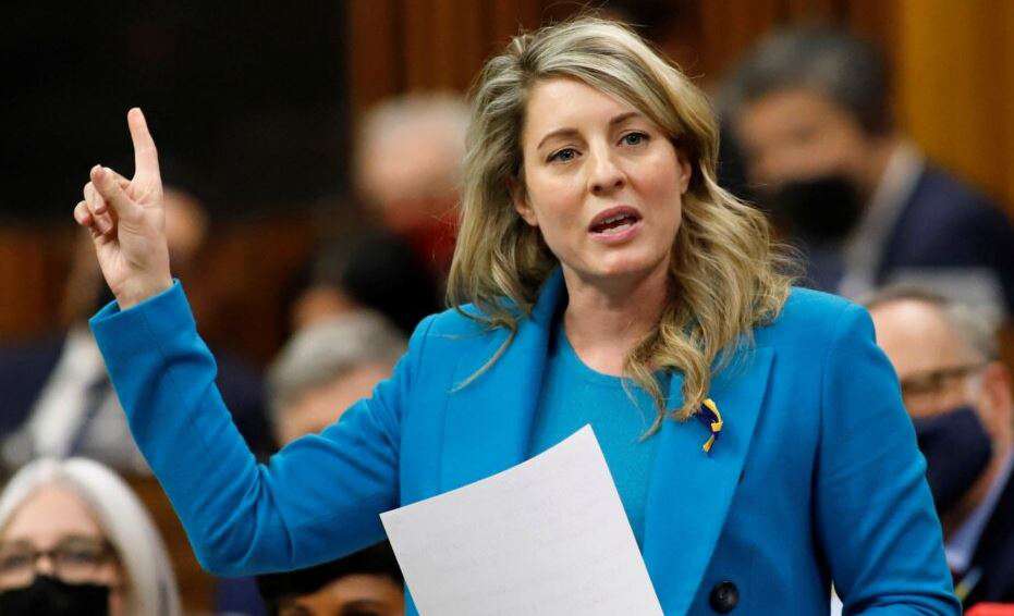 "We remember and demand." Minister of Foreign Affairs of Canada