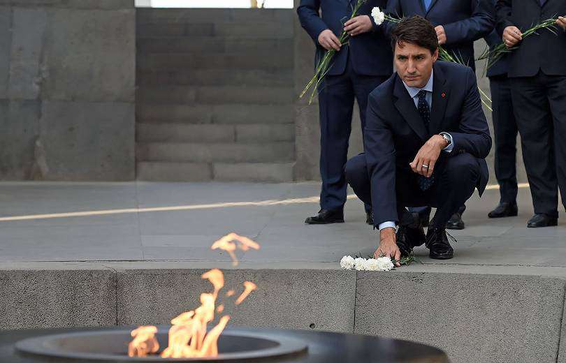 "In Canada, April is considered the month of condemnation of the Genocide." Trudeau