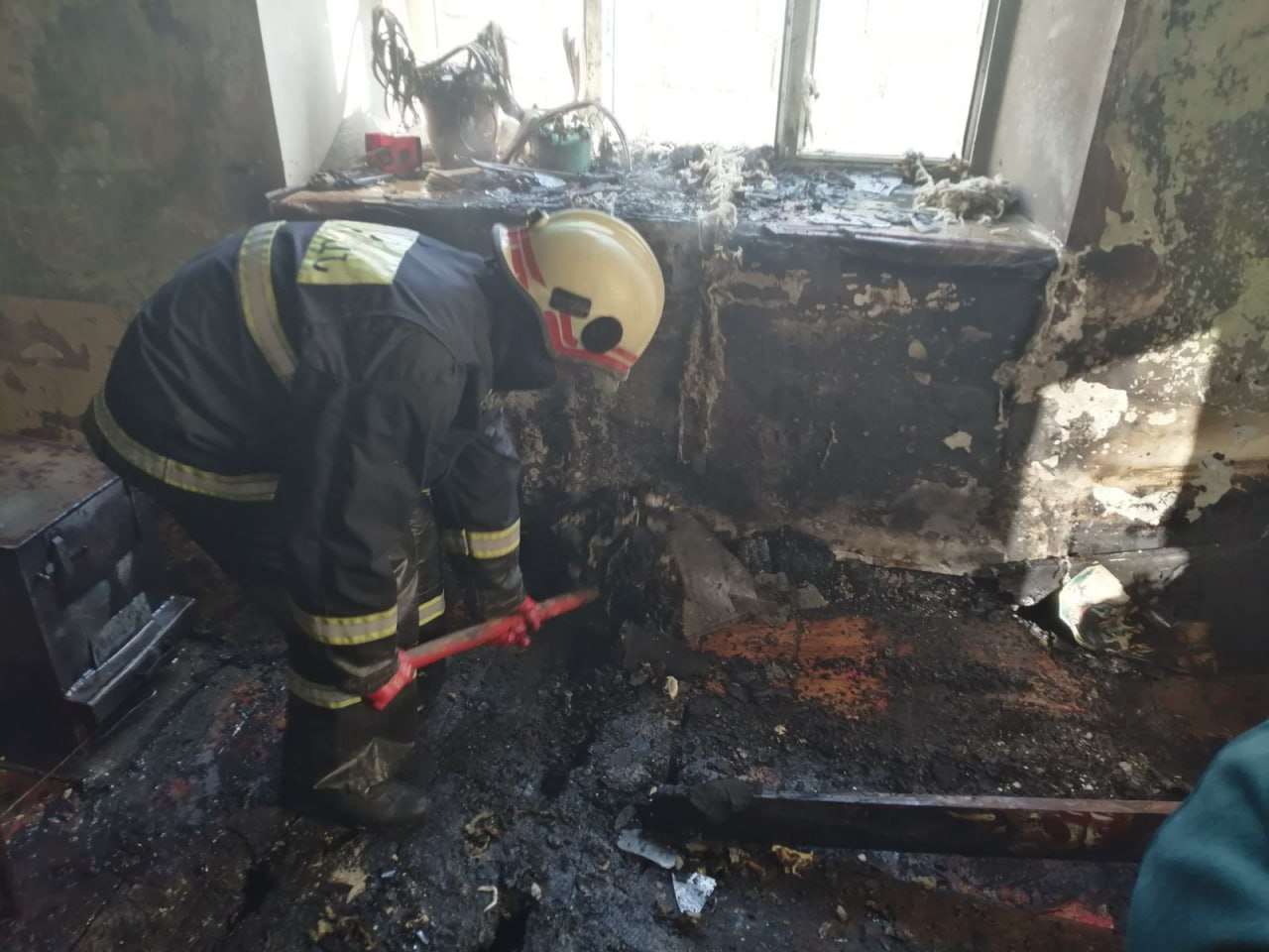 Հրդեհ՝ Գյումրու Խրիմյան փողոցում