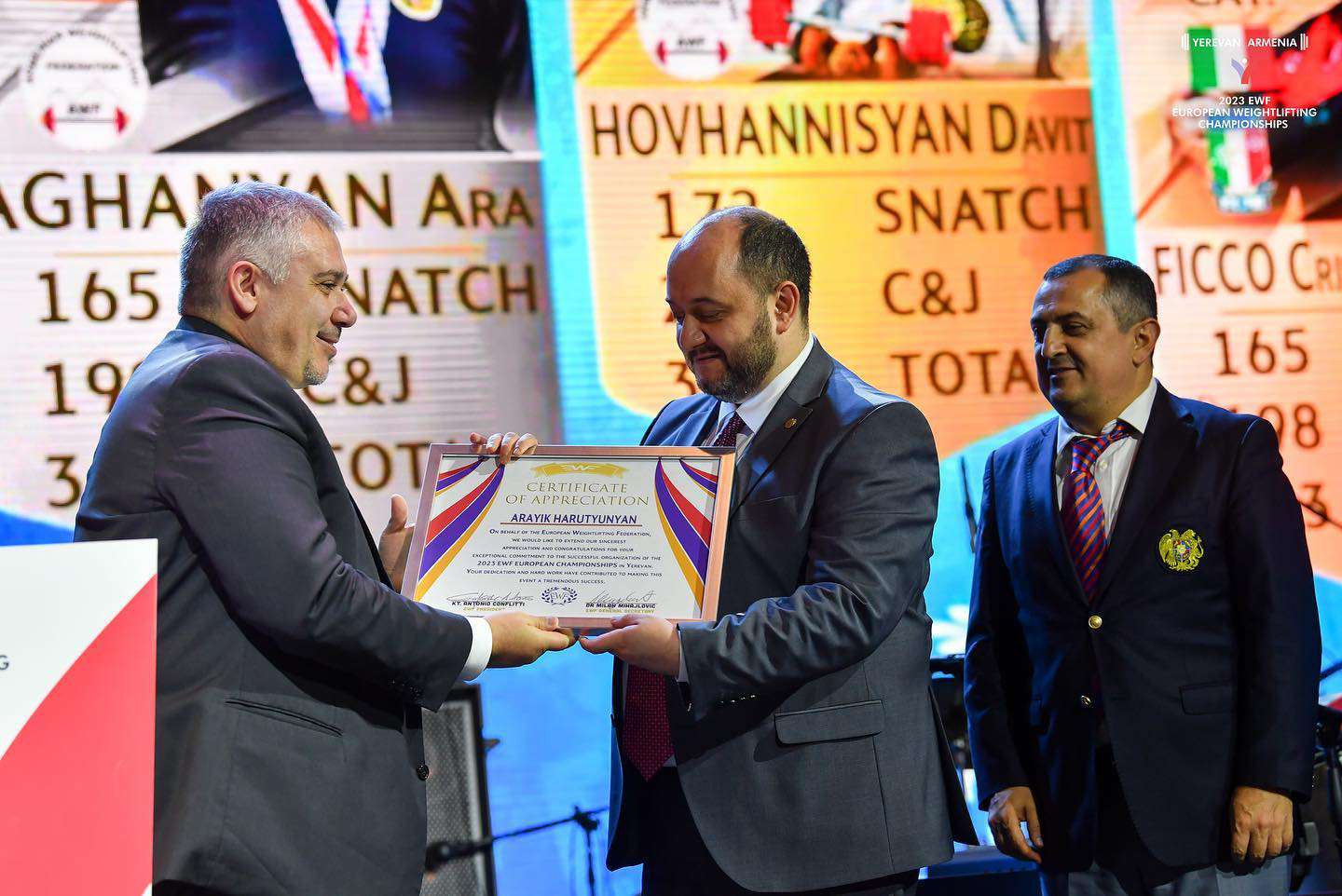 "I expected a good championship, but I didn't expect it to be this good," President of the European Weightlifting Federation