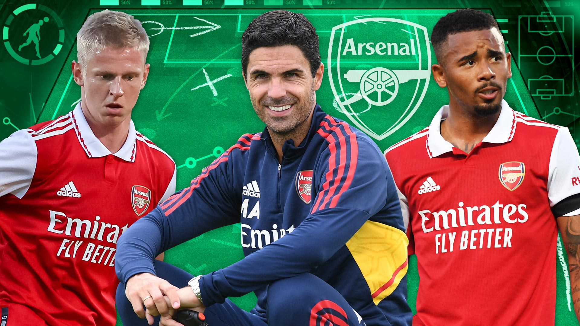 "When they came to Arsenal, weeks later they said they could win the Premier League," Arteta on Zinchenko and Jesus
