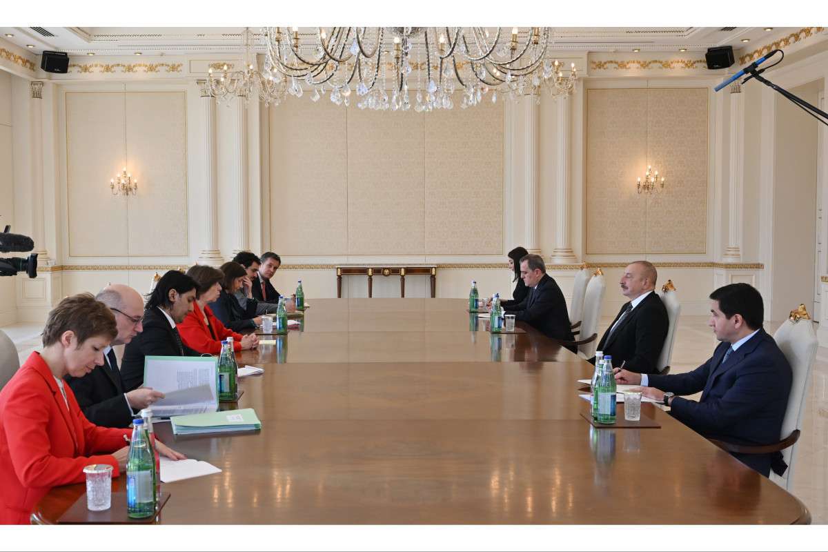 Aliyev received the French Foreign Minister