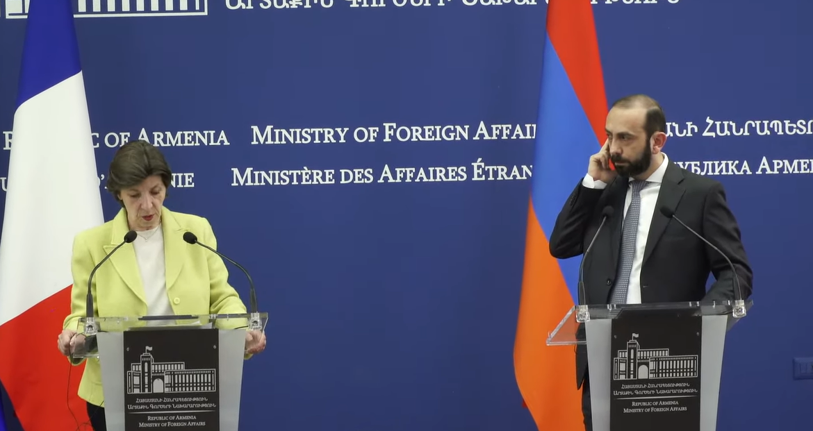"The main problem is the peace negotiations with Azerbaijan and the internal reforms of Armenia;" Colonna