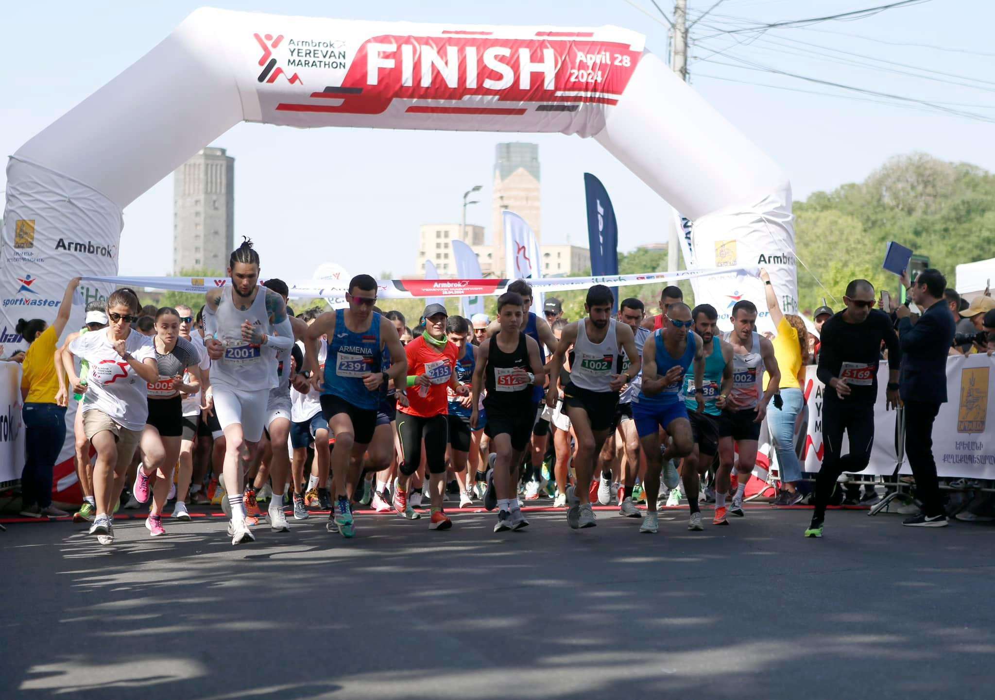 «Երևանի մարաթոն» ամենամյա վազքի մրցմանը մասնակցել  է շուրջ 2000 վազորդ