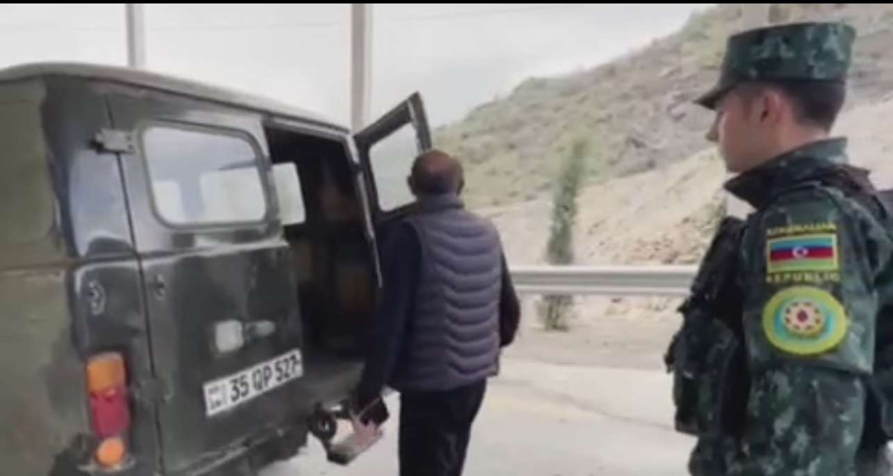 The people passing through the checkpoint were residents of four communities of Shushi region under a two-way blockade