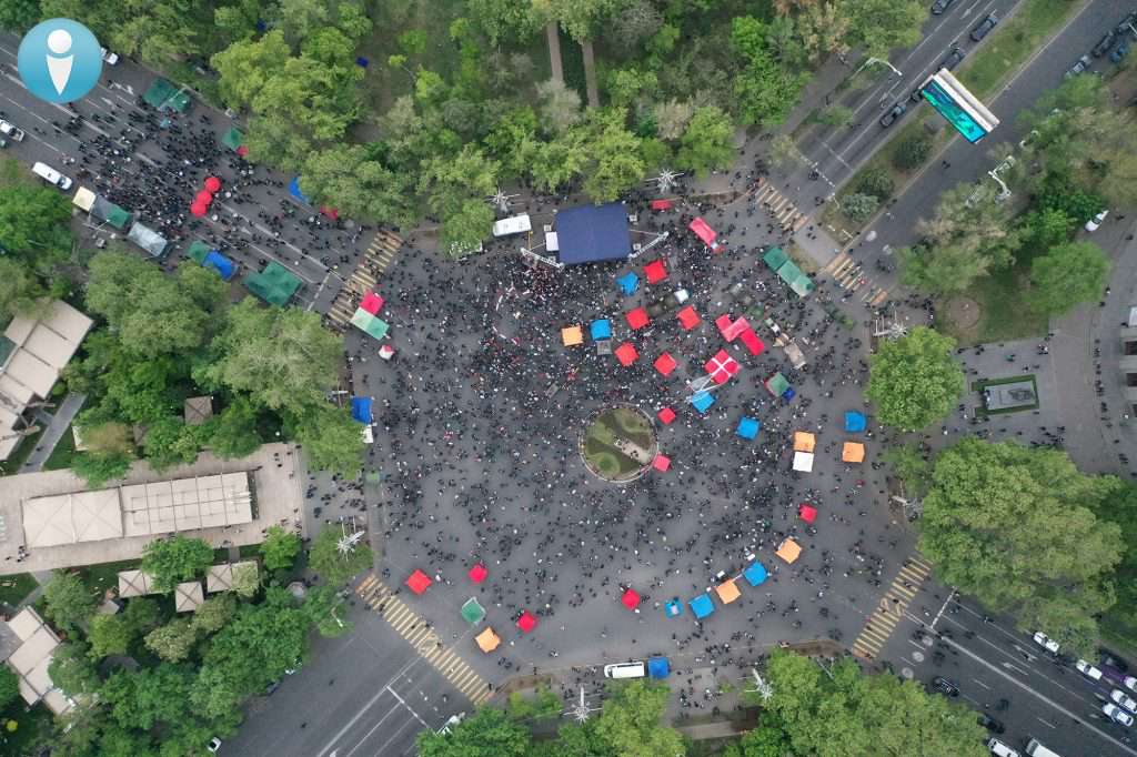 Известно количество участников сегодняшнего митинга на площади Франции в Ереване