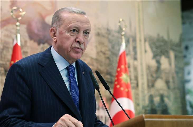 "Turkey does not seek to enmity or fight with any country in the region." Erdogan