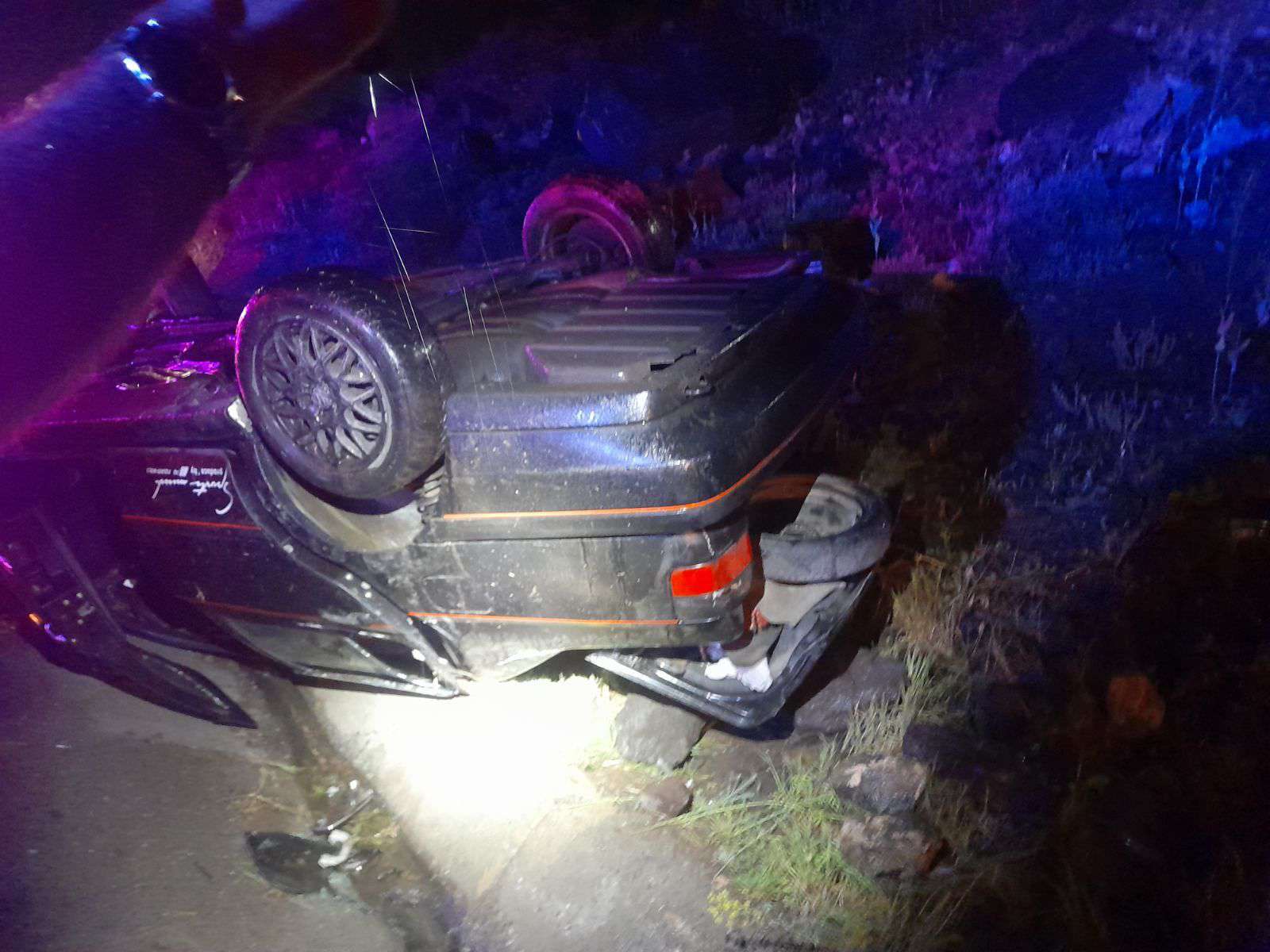 Աշտարակ-Ապարան ճանապարհին մեքենան շրջվել է