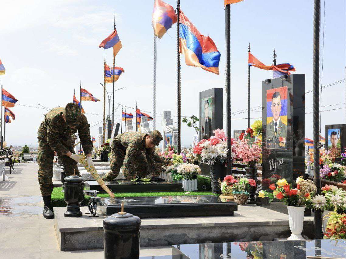 Զինծառայողները մասնակցել են համապետական շաբաթօրյակին