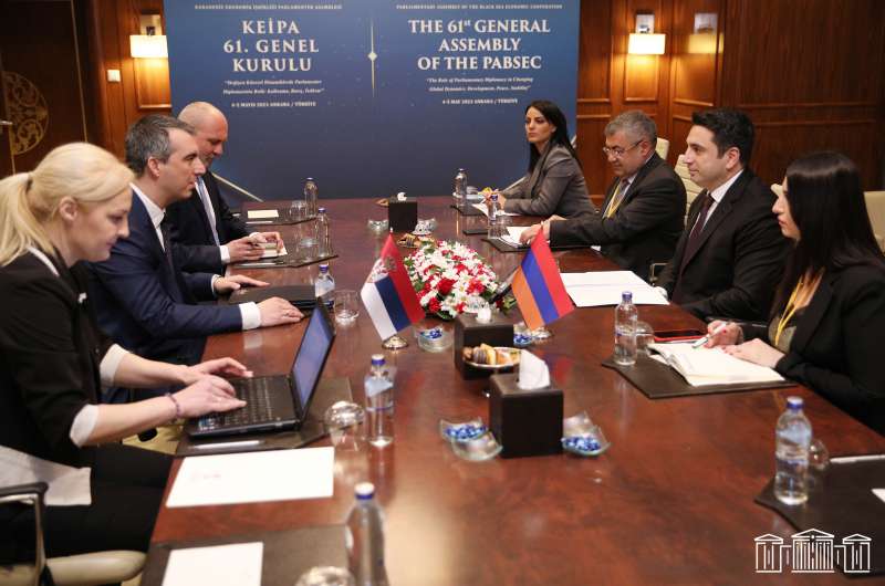 Simonyan reaffirmed Armenia's approach to the status of Kosovo