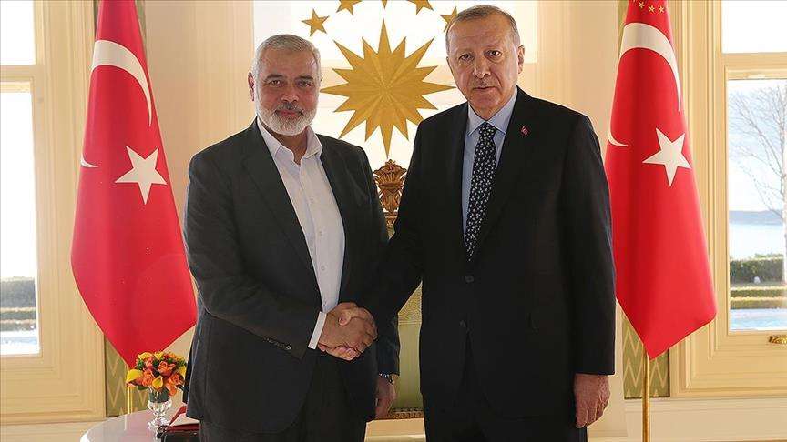 Erdogan held talks with the leader of Hamas