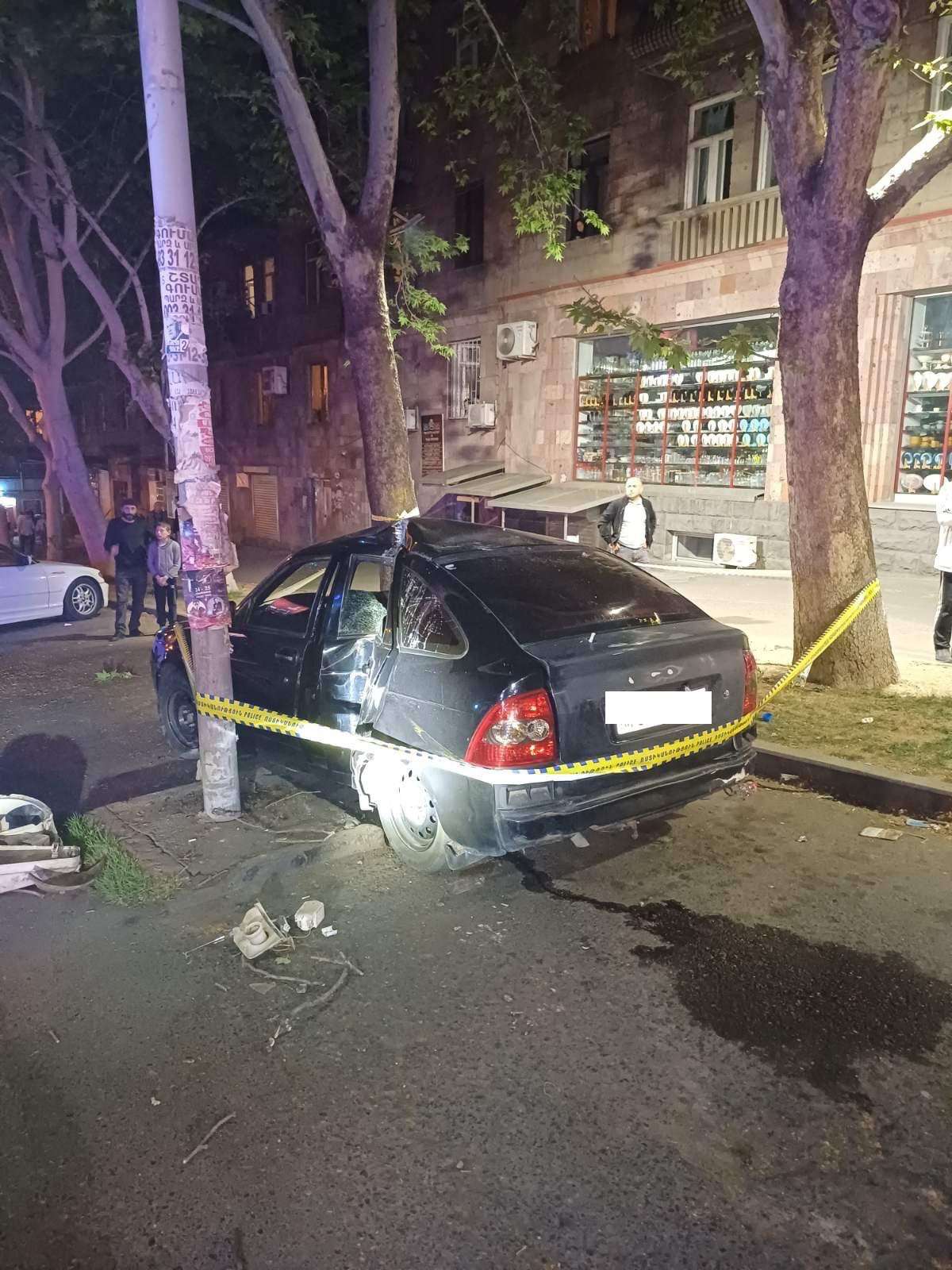 Ավտոմեքենան բախվել է սյանը. կան տուժածներ