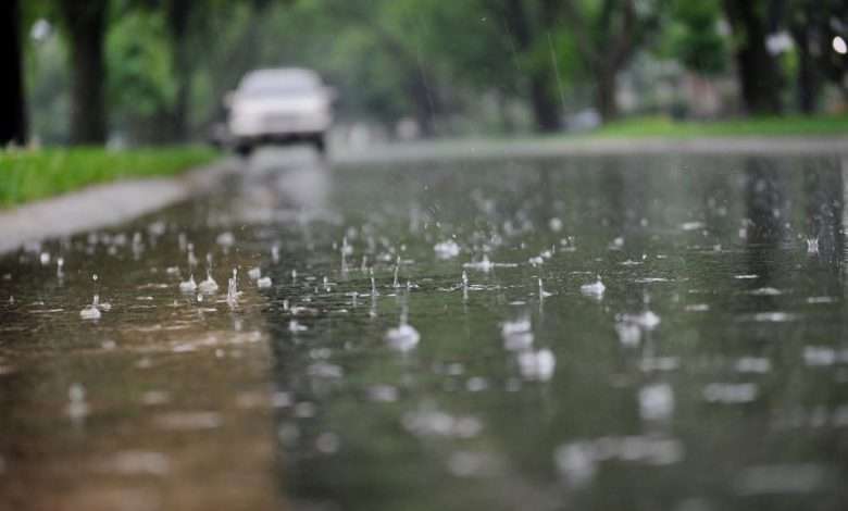 Rainfall is expected, air temperature will rise