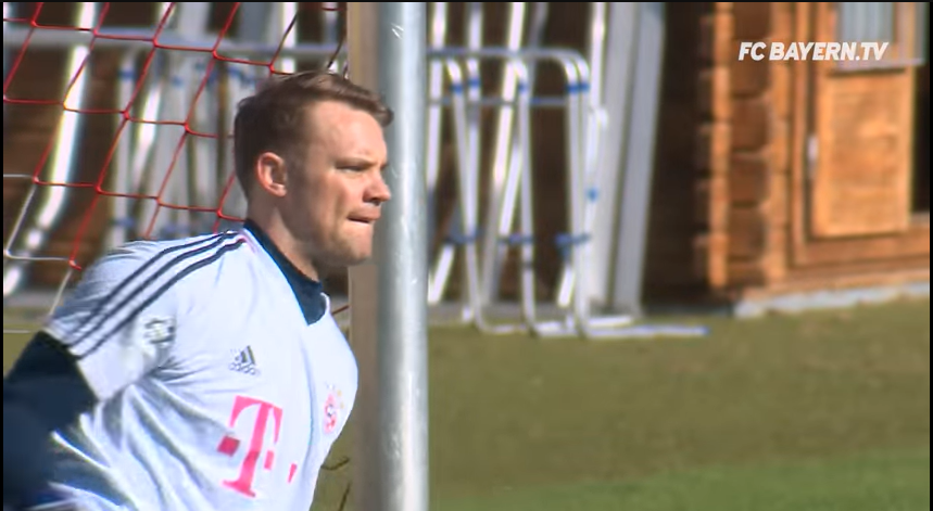 Նոյերը ոտքի կոտրվածքից հետո առաջին մարզումն է անցկացրել