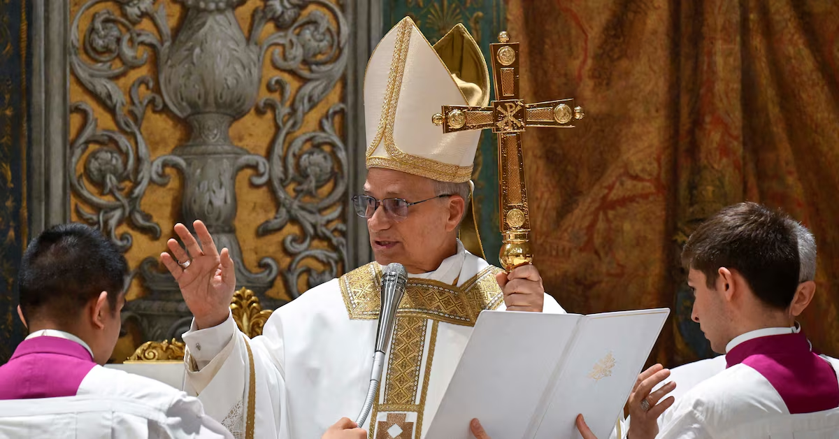 Pope Leo XIV celebrated his first mass