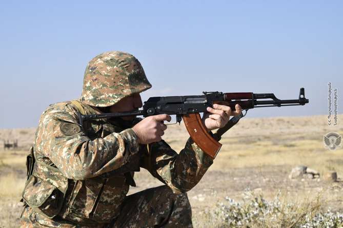 The units of the Azerbaijani Armed Forces continue to fire in the direction of the Armenian positions